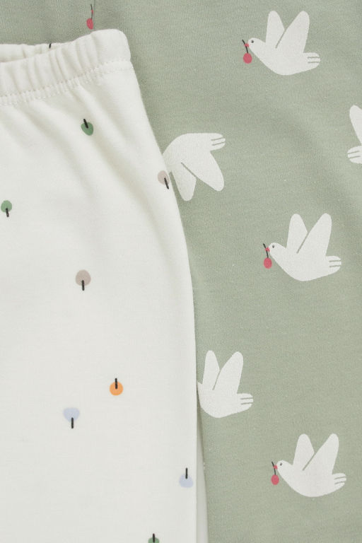 Crockid _ К 4718-2уп/почтовый голубь,деревья в снегу брюки для дев  фото 2