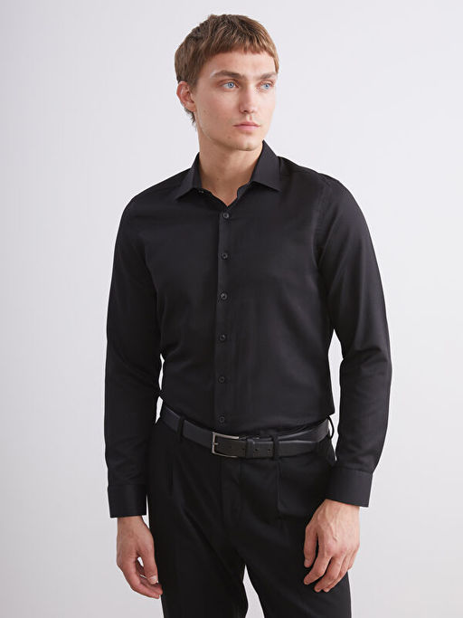 Slim Fit Uzun Kollu Arm?rl? Erkek G?mlek