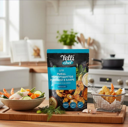 Ярм.Нежный кляр для рыбы мореп и овощ с укр и чеснYel200гр