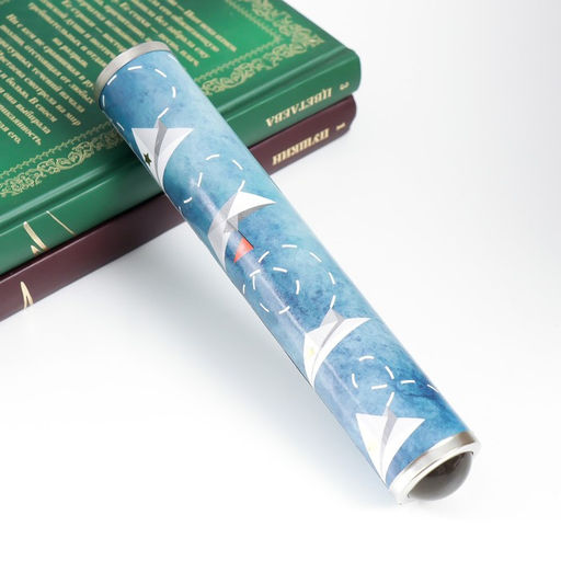 Калейдоскоп сувенирный Бумажные кораблики и самолёты серебро 17х3х3 см - Simaland фото 4