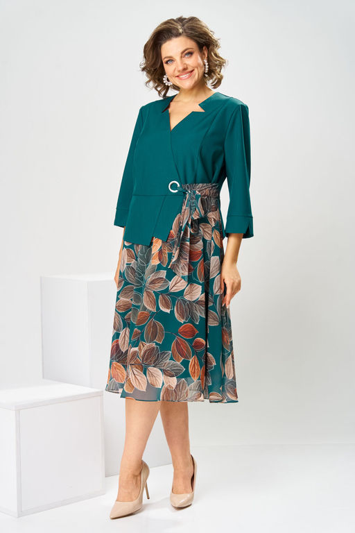 Платье Romanovich Style 1-2798Д листики  фото 7