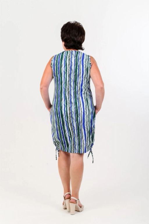 Сарафан женский, цвет синий зеленый