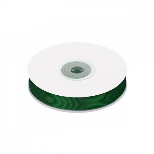 Лента репсовая 15мм цв. 587 т.зеленый Magic4Hobby уп. 22,8м (1м) картон/пенопласт
