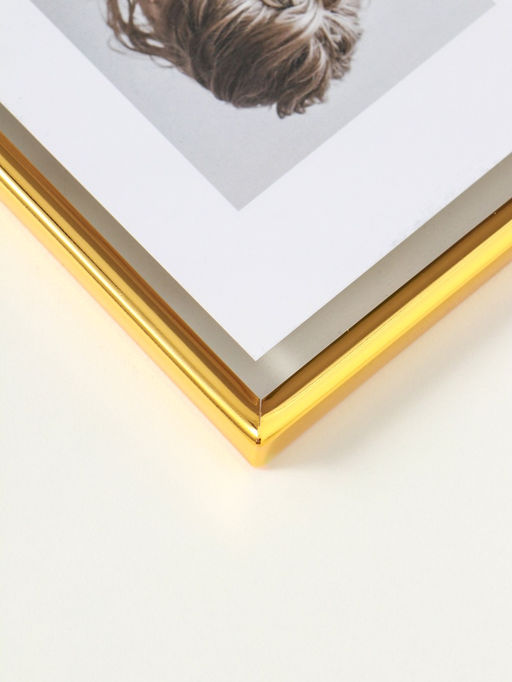Фоторамка для фото 10×15 см «Лофт», золото гальваника, металл, 1.2×11.5×16 см