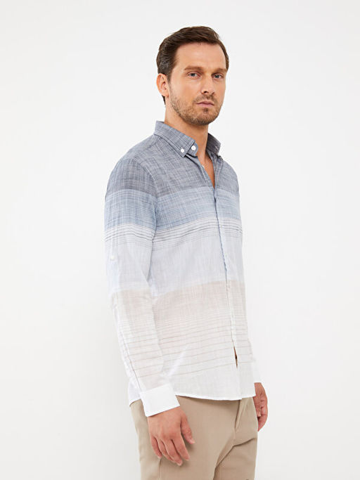 Regular Fit Uzun Kollu Poplin Erkek G?mlek