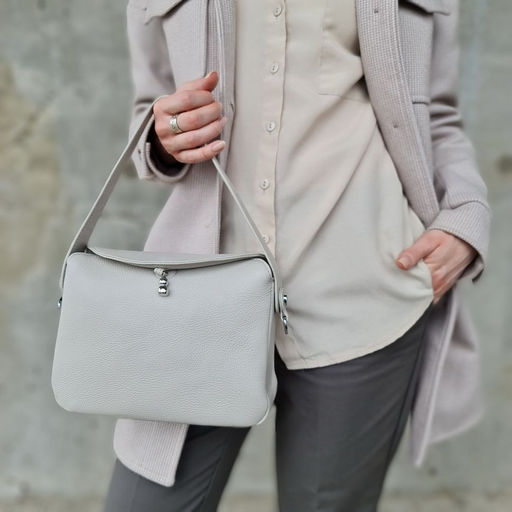 Женская кожаная сумка через плечо 0073-15 - Cidirro фото 4