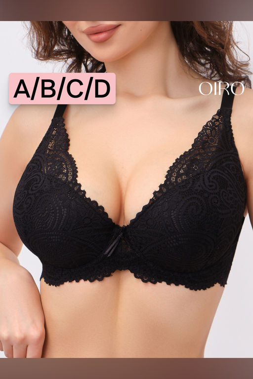 Бюстгальтер кружевной OIRO с пуш-ап ALICE 1032