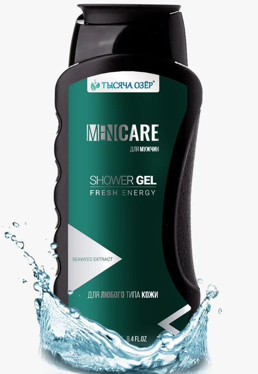 Тысяча озёр Гель для душа "FOR MEN" с экст.водорослей 250мл.(20)