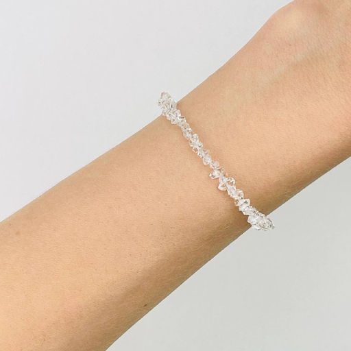 Браслет из Херкимерского кварца 16,5 см +