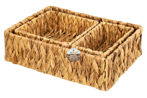 Набор 3 плетеных корзин 36*26*10 см - Elan gallery фото 14