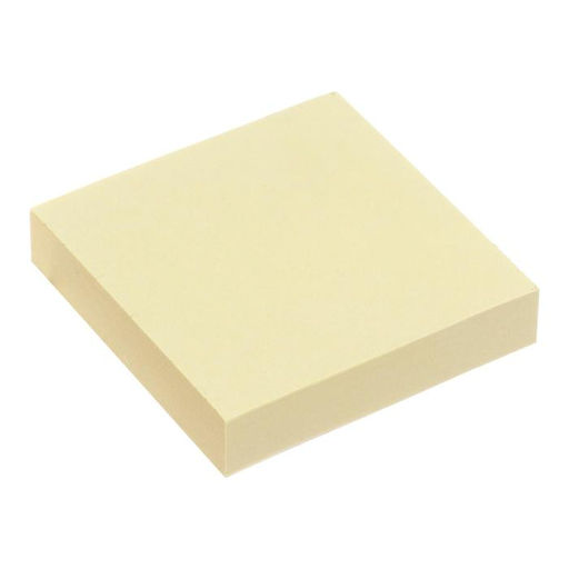 Блок с липким краем 51 мм х 51 мм, 100 листов, пастель, жёлтый - Calligrata фото 2