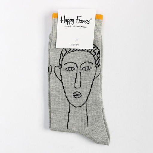 Цена за 2 шт. Носки, цвет серый, размер 25-27