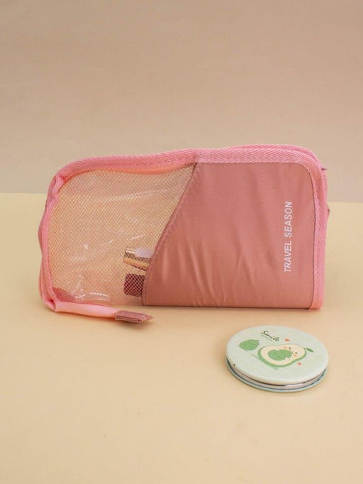 Косметичка - пенал "Season" pink, 24,5*13,5*13 см