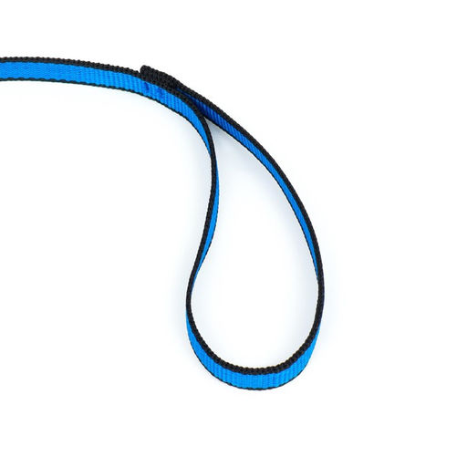 Поводок 1,2 м х 1,5 см, сине-черный - Пижон фото 3