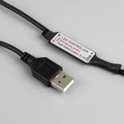 Гирлянда Нить 5 м роса, IP20, серебристая нить, 50 LED, пульт ДУ, свечение RGB, USB - Luazon lighting фото 11
