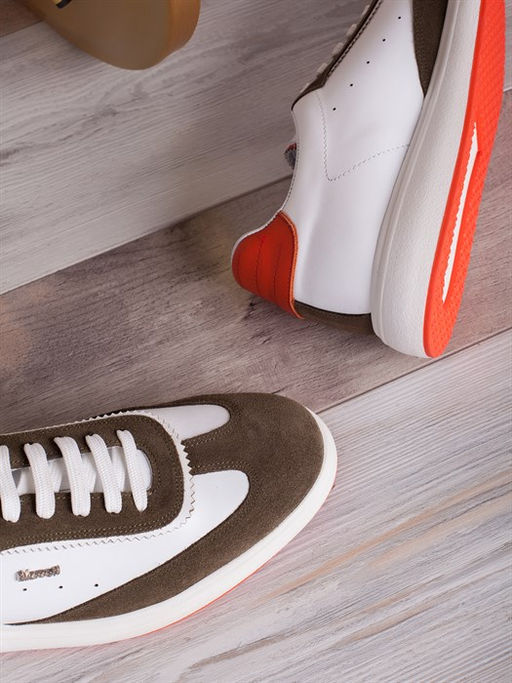 Кроссовки мужские модные в стиле повседнев 42000-01 Хаки - Piniolo фото 4