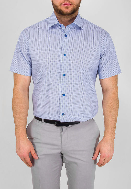 Сорочка мужская короткий рукав GREG 123/101/4702/Z/1*_GB  фото 8