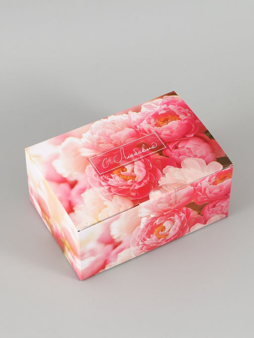 Цена за 2 шт. Коробка складная С любовью, 22?15?10 см