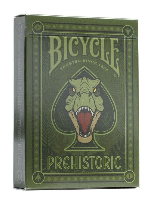 Карты игральные "Bicycle" 54 Prehistoric (с динозаврами) (Original USA)