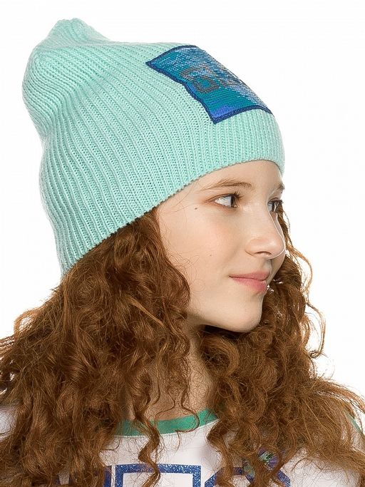 PELICAN, шапка для девочек, Ментол  фото 2
