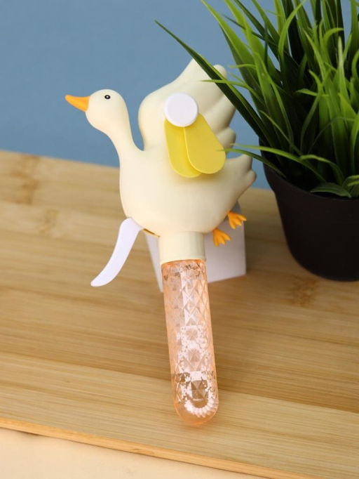 Портативный механический ручной вентилятор Funny goose, white