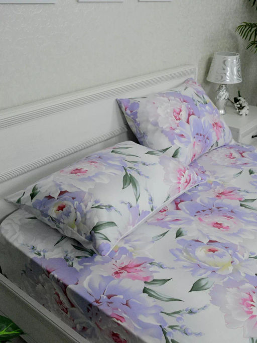 Наволочки на молнии (2 шт.) поплин "Пломбир" 50х70 Березка