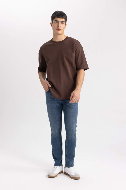 Джинсовые брюки скинни Carlo очень узкого кроя с нормальной талией и очень узкими штанинами - Defacto фото 5