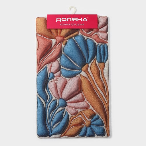 Коврик придверный Доляна, ПВХ, 45×75 см