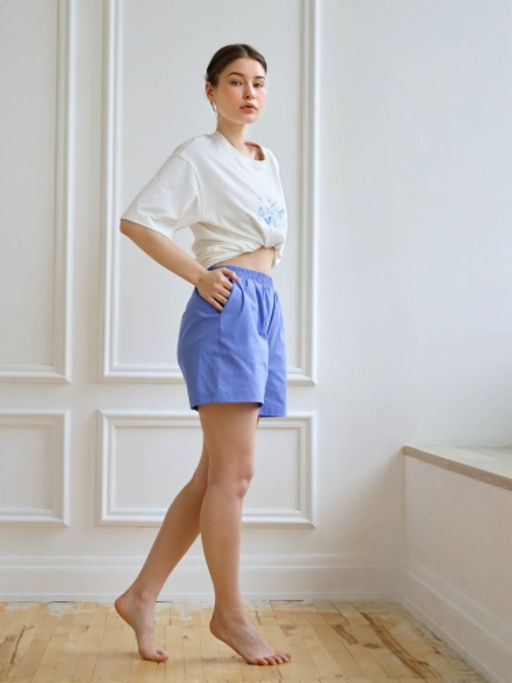 MY Комплект Cosmic vibes пижам.футболка + шорты КП001  фото 4