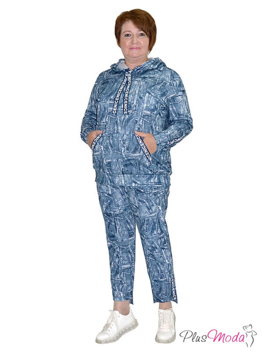 Спортивная куртка Модель №687 размеры 44-84 - Plusmoda фото 6