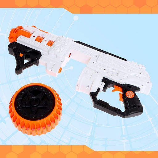 Бластер Storm blaster, стреляет мягкими пулями, работает от батареек - Woow toys фото 8
