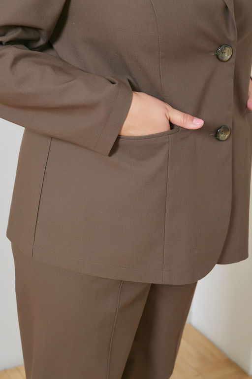 Жакет Luxury Moda 1356-Р темно-коричневый