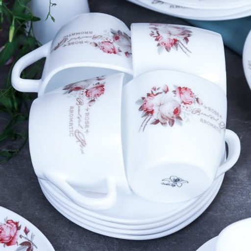 Столовый набор 41 предмет квадратный / 41/1186555957513595220 (6916) /уп 1/ серия Чайная роза - Галеонтрейд фото 16