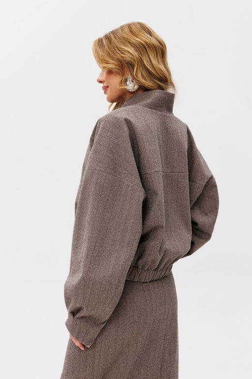 Жакет AmberA 1108-2 светло-коричневый фото 5