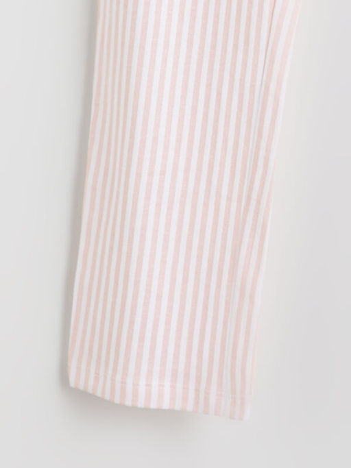 Beli Lastikli ?izgili K?z ?ocuk Pijama Alt