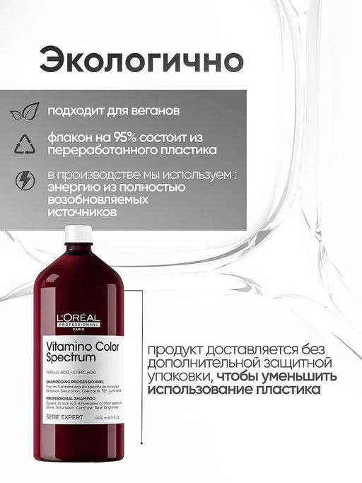 -20% Бессульфатный шампунь для окрашенных волос Vitamino Color Spectrum, 1500 мл