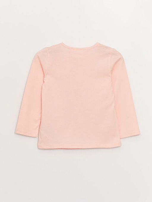 Bisiklet Yaka Uzun Kollu Minnie Mouse Bask?l? K?z Bebek 2li Pijama Tak?m? - Waikiki фото 3