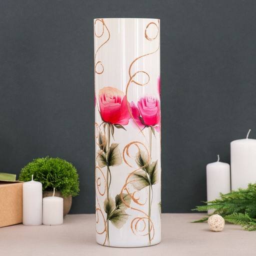 Ваза «Ализ», d=11.5, h=40 см, стекло