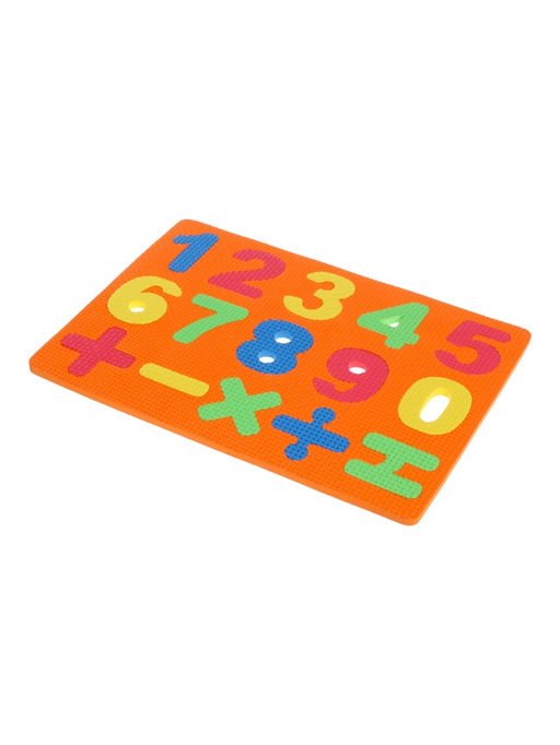 Коврик-пазл «Яркие цифры», цвета МИКС