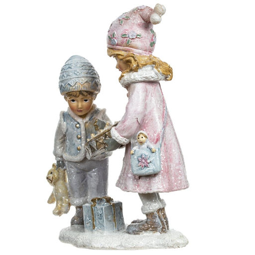Фигурка декоративная "Дети", L10 W5 H12,5 см