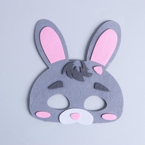 Маска карнавальная Зайчик, фетр - Страна карнавалия фото 2