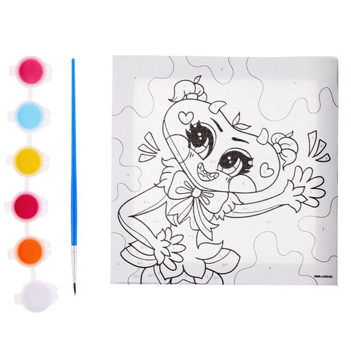 Картина по номерам Мягкая подружка, 15 15 см - Школа талантов фото 4