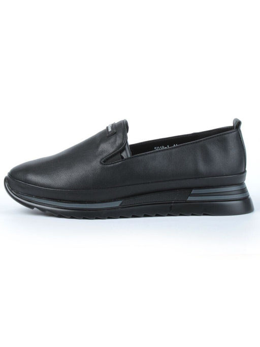 01-5018-1 BLACK Ботинки демисезонные женские (натуральная кожа) 39