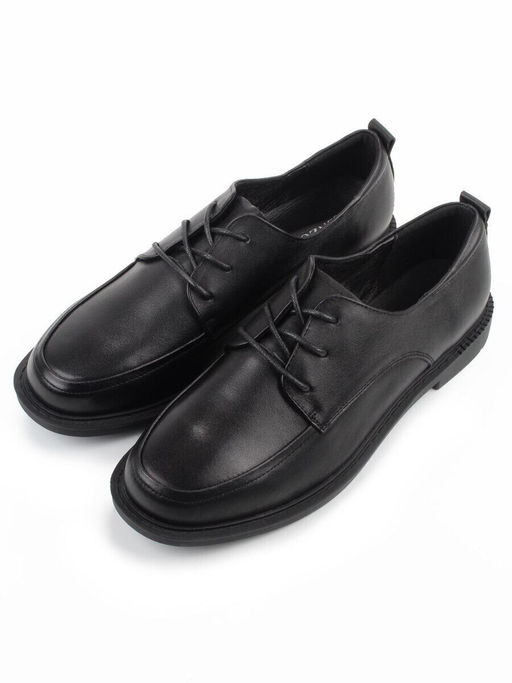 03-DCO83-1 BLACK Полуботинки женские (натуральная кожа)