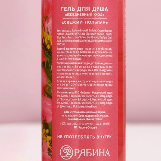 Подарочный набор 8 Марта!, гель для душа и пена для ванны 2?100 мл, мочалка для тела, Чистое счастье  фото 7