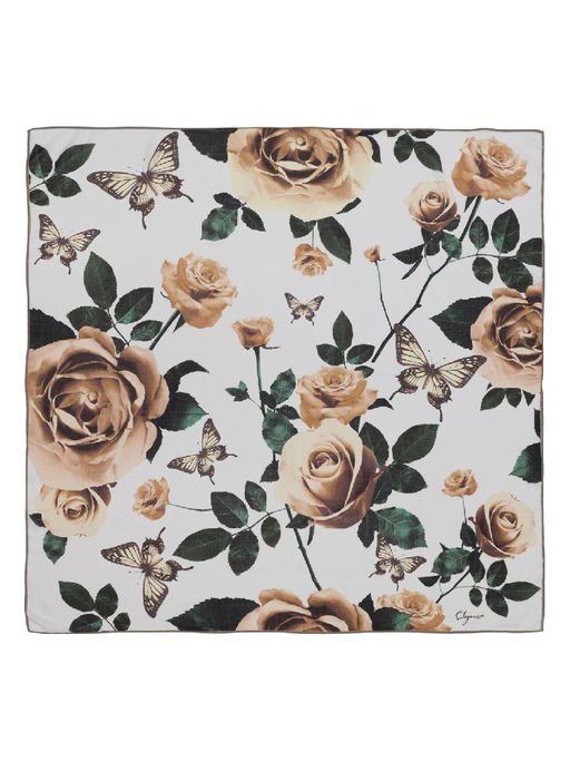 Платок жен. шелк+мод 120х120 E12-8461-03 - Eleganzza фото 3