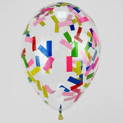 Цена за 5шт. Конфетти "Прямоугольники красные" 18 г, бумага