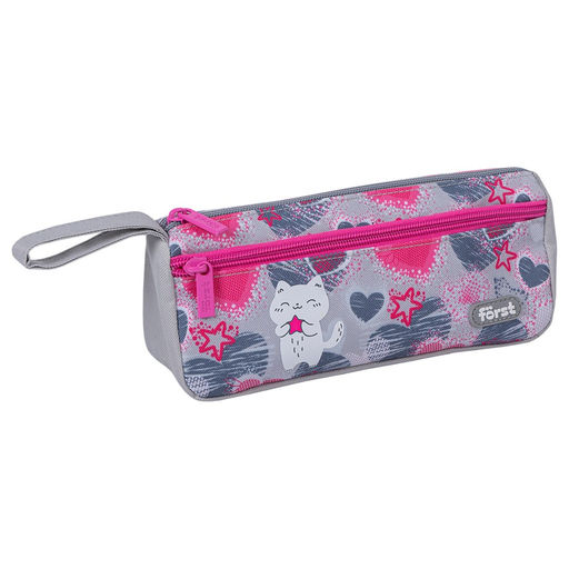 Пенал мягкий 1 отд. F?rst "Star kitty", 220*100*60 (FT-PM-120503) 1 карман, ткань