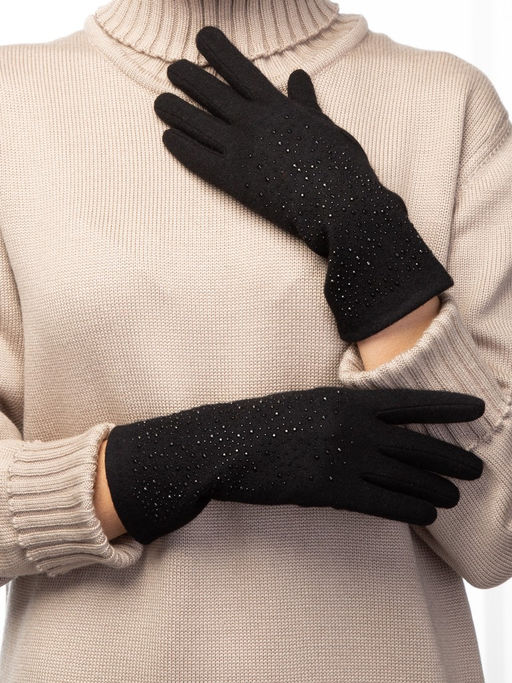 Перчатки жен Labbra LB-PH-42 black/black