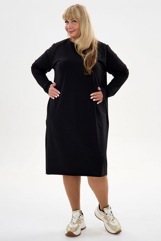 Платье футер-реглан